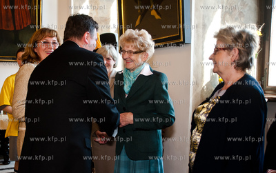 Gdansk. Ratusz Glownego Miasta. Pola Nadziei. Uroczystosc...
