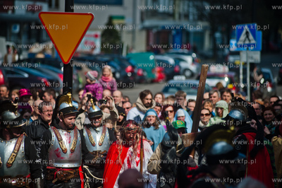 Wielki Piatek. Misterium Meki Panskiej na ulicach Gdanska....