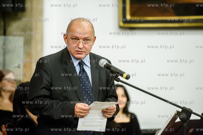 Gdansk. Ratusz Glownomiejski. Uroczystosc wreczenia...