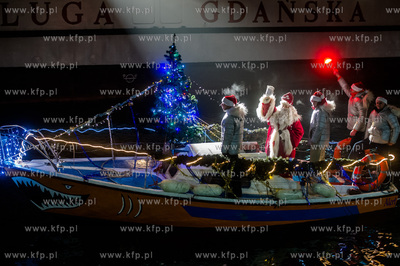 Gdansk. Przywitanie Swietego Mikolaja, parada zaczarowanego...