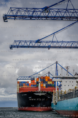 Gdansk. Terminal kontenerowy DCT. Kolejne zawiniecie...