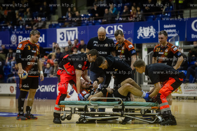 Gdańsk. Hala AWFiS. Mecz PGNiG Superligi Piłki Ręcznej,...