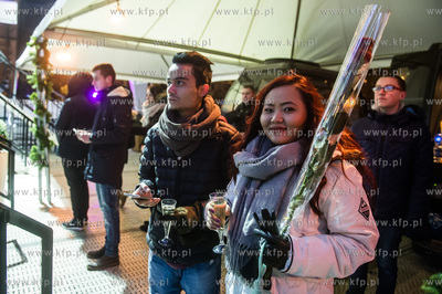 Gdańsk. Targ Węglowy. Zakręcone Walentynki z Kołem...