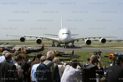 Berlin, ILA Air Show 2008. Nz. Airbus A380 28.05.2008...