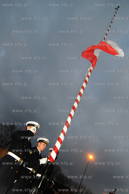 Port Wojenny w Gdyni. Powitanie fregaty rakietowej...