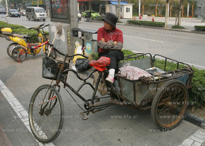 Chiny, Szanghaj. Jedna z dzielnic Szanghaju, Old Town,...