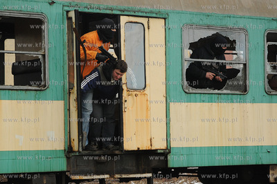 Wspolne cwiczenia antyterorystow, policji, strazy granicznej...