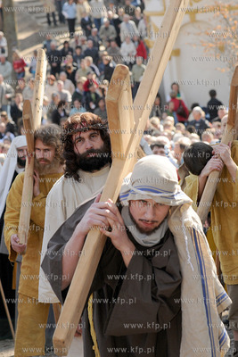 W scenerii Kaszubskiej Golgoty zostala odegrana Inscenizacja...