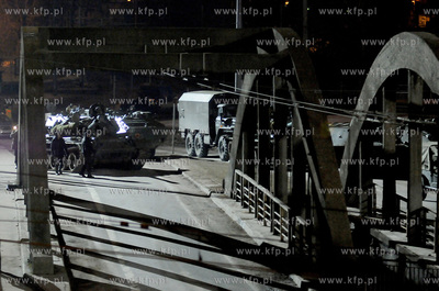 Plan zdjeciowy filmu o masakrze robotnikow na Wybrzezu...