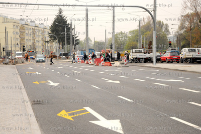 Trwa przebudowa Wezla Sw. Maksyniliana w Gdyni do oddania...