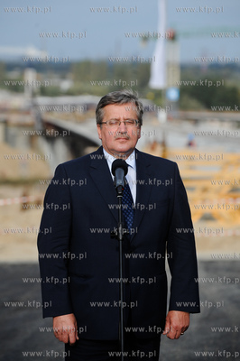 Gdansk. Budowa drogi ekspresowej S7 - Poludniowej Obwodnicy...