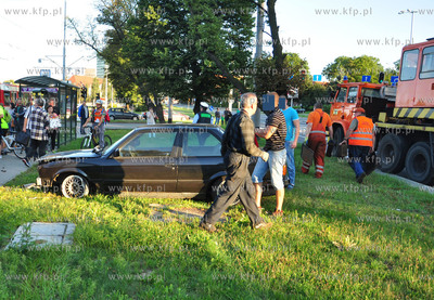 Na wysokosci Placu Zebran Ludowych w Gdansku doszlo...