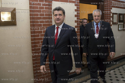 Zaprzysiezenie Roberta Biedronia na prezydenta Slupska....