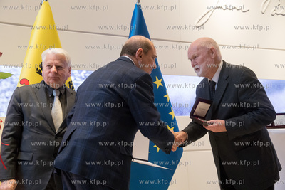 Gdańsk, Europejskie Centrum Solidarności ECS. Wręczenie...