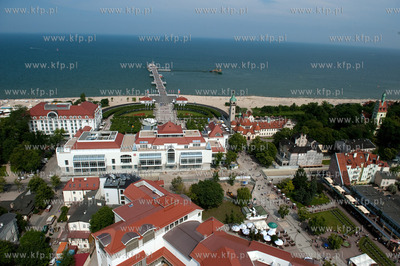 Sopot z lotu ptaka. 28.06.2009 fot. Kacper Kowalski...