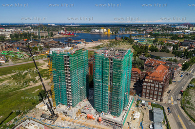 Gdańsk, nowe inwestycje na terenach postoczniowych....
