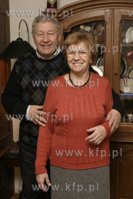 Wojciech i Ilona Lazarek. 18.01.2005 fot. Wojtek Jakubowski...
