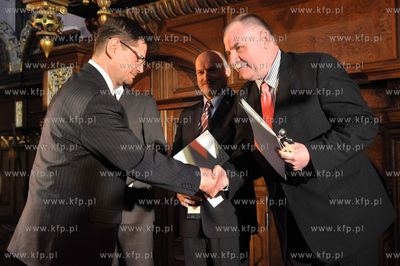 XV Final wyborow Pomorski Biznesmen Roku2008 w gdanskim...