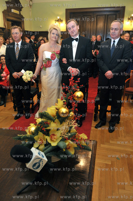 Ostatni slub w roku w gdanskim Urzedzie Stanu Cywilnego...