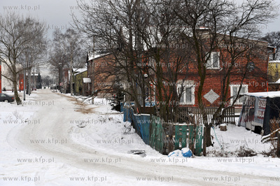 Gdansk Letnica. Ul. Niecala. 22.01.2013 Fot. Maciej...