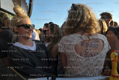 Heineken Open'er Festival w Gdyni. Fanki Kings of Leon....