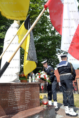 Zukowo na Kaszubach. Plac przed kosciolem sw. Jana...