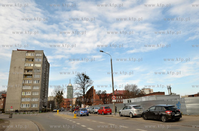 Gdansk. Okolice ul. Walowej i miejsce budowy czterech...