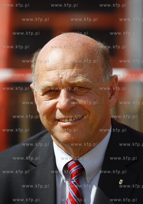 Gdansk Letnica. Ceremonia wmurowania kamienia wegielnego...