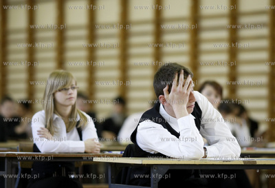 Gdansk. Liceum Ogolnoksztalcace nr XV. Matura pisemna...
