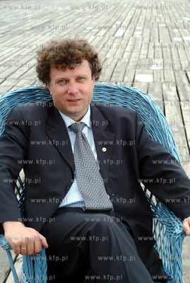 Prezydent Miasta Sopotu Jacek Karnowski na sopockim...