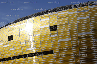Gdansk. Budowa stadionu pilkarskiego PGE Arena.
16.03.2011
fot....