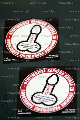 Sopot. Ul. Armii Krajowej. Na zle zaparkowane auto...