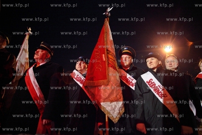 Uroczystosci rocznicowe pod pomnikiem Ofiar Grudnia...