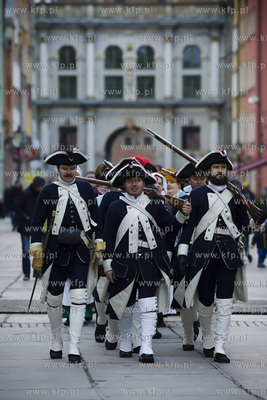 Gdańsk. Plac między Złotą Bramąi Katownią. Historyczna...