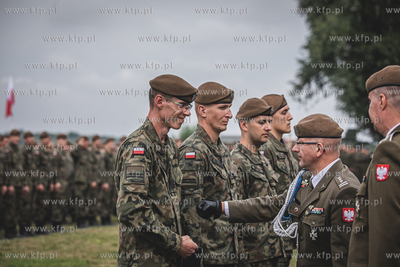 Grudziądz. Przysięga wojskowa żołnierzy 8. Kujawsko-Pomorskiej...