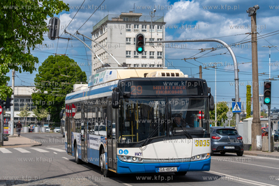 Okolice dworca Gdynia Główna Komunikacja miejska...