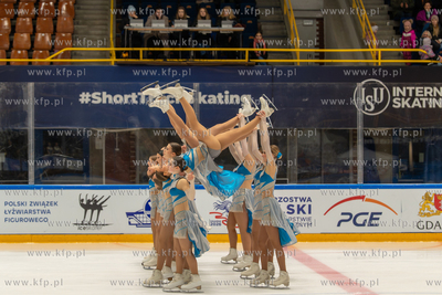 Hala Olivia. Mistrzostwa Polski w Łyżwiarstwie Synchronicznym...