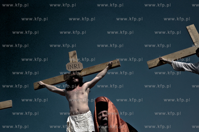 Wielki Piatek. Misterium Meki Panskiej na ulicach Gdanska....