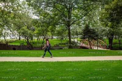 Park na Targu Rakowym po modernizacji. 5.08.2019 /...