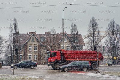 Zimowy Gdańsk. Al. Zwycięstwa. 1.02.2022 fot. Anna...