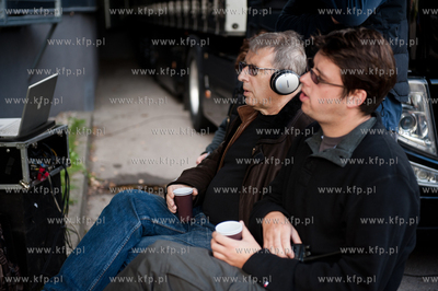 Gdynia. Plan zdjeciowy filmu pt Uklad Zamkniety w rezyserii...