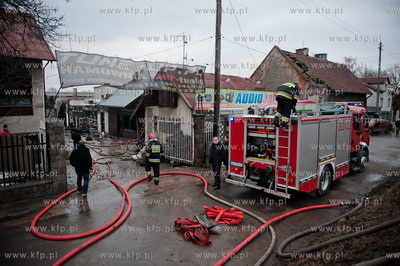 Gdansk. Trakt Sw. Wojciecha. Wybuch butli z gazem oraz...