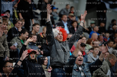 Gdynia. Stadion Miejski. Otwarty dla publicznosci trening...