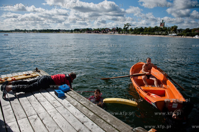 Sopot - molo. Wspolne cwiczenia jednostki ratowniczo...