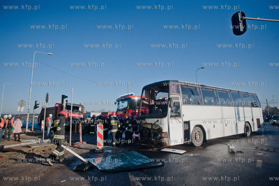 Gdansk. Skrzyzowanie ulic Wosia Budzysza i majora Henryka...