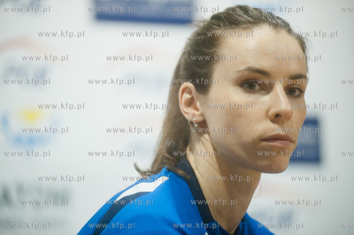 Sopot. Hala Ergo Arena. Wspolna konferencja siatkarek...
