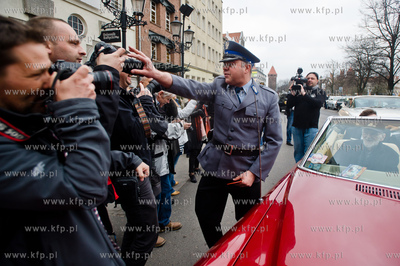 Gdansk. Obchody 55 lecia Polskiego Rock & Rolla. Odsloniecie...
