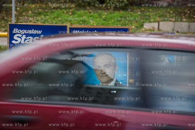 Gdynia. Kampania wyborcza do samorzadu. Plakaty wyborcze...