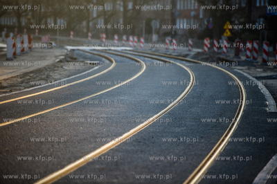 Gdansk. Zmodernizowana linia tramwajowa na Stogi. 
27.12.2014
fot....