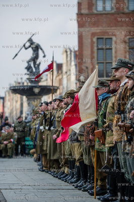 Gdansk. Narodowy Dzien Pamieci Zolnierzy Wykletych....